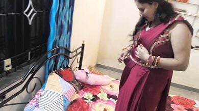 आशिक के लंड को चूस चुदी साड़ी पहनी भाभी