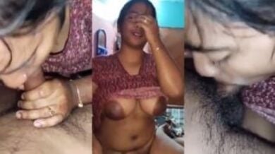बांग्लादेशी बडे स्तन वाली लड़की चूस रही है अपने प्रेमी का लंड
