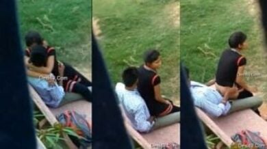 पार्क में सीक्रेट सेक्स करते लवर्स को चुपके से फिल्माया