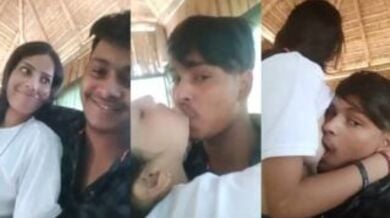 क्यूट कॉलेज लवर का आउटडोर रोमांस