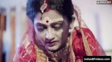 सुहागरात में ही दुल्हन ने उल्टे मुंह चोदा पति का लंड