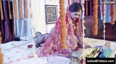 सुहागरात में ही दुल्हन ने उल्टे मुंह चोदा पति का लंड