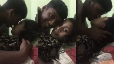 कॉलेज वाले लड़के ने किया अपनी लवर के साथ हॉट किसिंग रोमांस