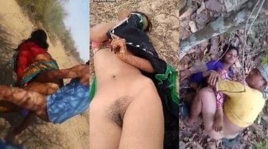 खुले में चोदा चोदी करते तरह-तरह के 5 देसी जोड़ें