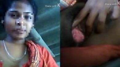 काली चूत खोलकर गुलाबी बोगदा दिखाती बीवी