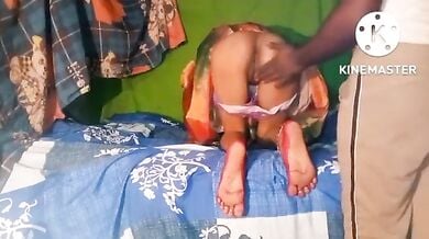 नई नई शादी के बाद दिन रात चुदाई करता देहाती जोड़ा