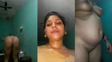 प्रेग्नेंट इंडियन औरत ने नंगे बदन बनाया वीडियो