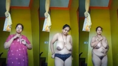 पपीते जैसे बड़े बड़े बूब्स वाली शादीशुदा औरत हुई पूरी नंगी