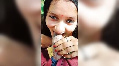 जंगल में देहाती माल का लंड सकिंग