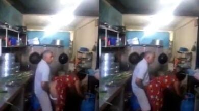 फ़ास्ट फ़ूड रेस्टोरेंट में खाना बना रही बाई की मालिक ने की फटाफट चुदाई