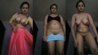 खूबसूरत क्यूट इंडियन लड़की साड़ी उतारकर हुई नंगी