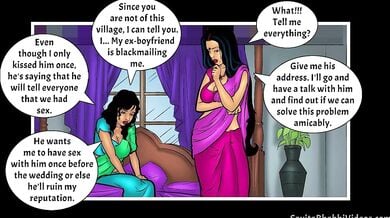 दुल्हन के ब्लैकमेलर एक्स बॉयफ्रेंड से खुद चुदकर सविता भाभी ने बचाई उसकी इज्जत