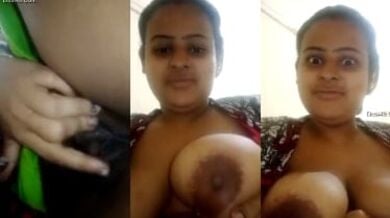 ब्यूटीफुल मैरिड दीदी ने दिखाएं बड़े बूब्स और काले झाटों वाली चूत