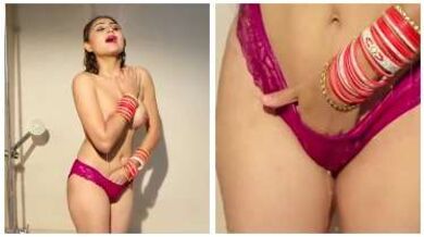 किसी और की सेक्सी बीवी ने शॉवर में दिखाया अपना जलवा