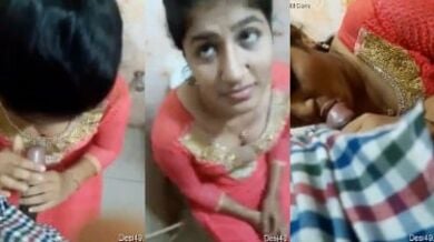 ब्यूटीफुल साली से जीजा ने टॉयलेट में चुसाया अपने लंड का टोपा