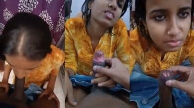 सेक्सी विलेज गर्ल ने लंड सक किया