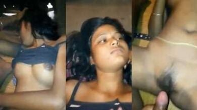 देहाती प्रेमी जोड़े ने अपनी झोपड़ी में बनाया सेक्सी एमएमएस