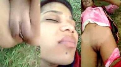 प्रेमिका को झाड़ियों में लाकर सलवार चड्डी उतारकर उसकी खूबसूरत चूत चोदी