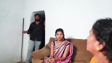 दबंग आंध्रा औरत साड़ी उठाकर मवाली के मुंह पर मूती