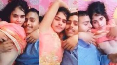 अपनी खूबसूरत कजिन सिस्टर के मुलायम बूब्स सहलाकर चूसता भाई