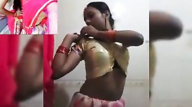 कॉलेज वार्षिकोत्सव में स्टेज परफॉर्मेंस के बाद कपड़े बदलती छात्रा