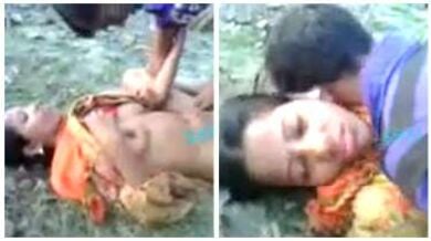 खुले में चुदाई करते लवर्स को उनके दोस्तों ने फिल्माया