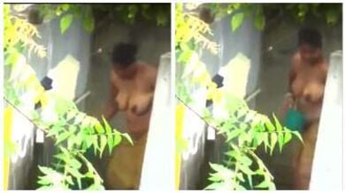 बड़े बूब्सवाली पड़ोसी भाभी को नंगी नहाते हुए चुपके से फिल्माया