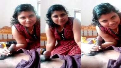 आंड पकड़कर बॉयफ्रेंड का लंड चुसती इंडियन लड़की