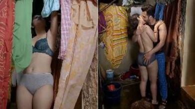 साली को बाथरूम में चड्डी में नहाते देख जीजा ने उससे अपना लंड हिलवाया