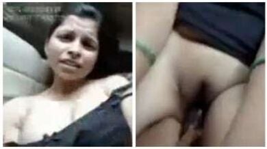 कार में हुई चुदाई के बाद खुद चड्डी पहनती गर्लफ्रेंड