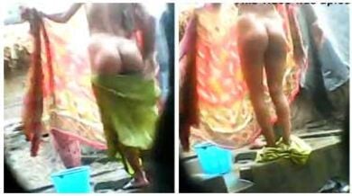 मैंने चुपके से देखी नंगी नहाती पड़ोसी चाची की गांड!