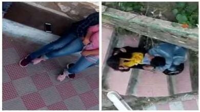गर्लफ्रैंड की जीन्स में हाथ डालकर चूत सहलाता बॉयफ्रेंड