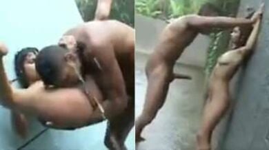 इंडियन कपल का बारिश में XXX स्टाईल हार्डकोर सेक्स