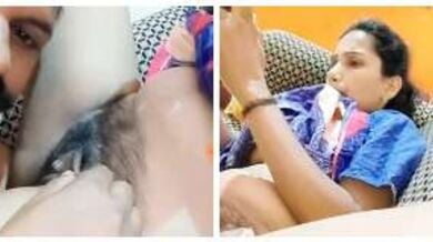 बीवी की झांटो वाली चूत चाटने का वीडियो बनाया