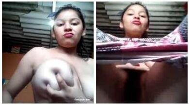 त्रिपुरा वाली बिग बूब्स गर्ल ने बारी बारी से दिखाए अपने प्राइवेट अंग