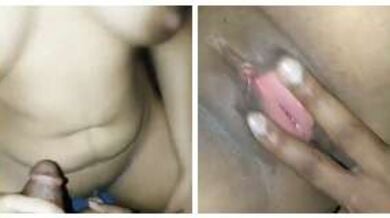 एक दूसरे के अंग सहलाकर देते लवर्स