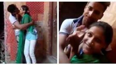 दोस्तों के सामने जीएफ से किसिंग मस्ती