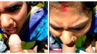 शादीशुदा देहाती लड़की ने ब्लोवजोब देकर प्रेमी का लंड चोदा