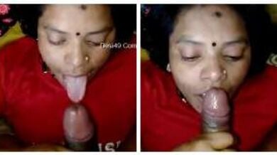 7 जन्मों की लंड की प्यासी मल्लू औरत का स्लोपी ब्लोवजोब