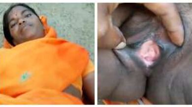 देहाती चाची की चुत खोलकर देखी