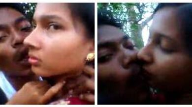 मैदान में चुम्माचाटी करते देहाती लवर्स