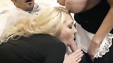 कामवाली, नोकर और चुदासी मेडम का हॉट थ्रीसम सेक्स क्लिप