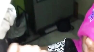 ब्लोजॉब के बाद माल पीती औरत