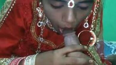 झारखंड वाली देहाती दुल्हन सुहागरात में पहली बार लंड चूसकर चुदी