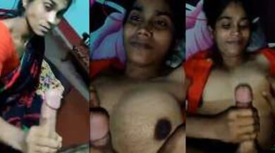 बांग्ला देशी कामवाली ने सेठ का लकड़ी जैसा खड़ा लंड हिलाया