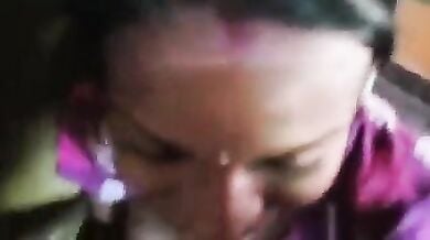 ब्लोवजोब के बाद तेलुगू भाभी का काला मुंह सफेद वीर्य से भर दिया