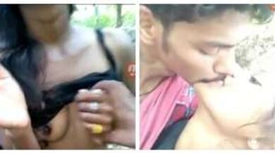 देहाती प्रेमियों का कपड़े उतार आउटडोर रोमांस