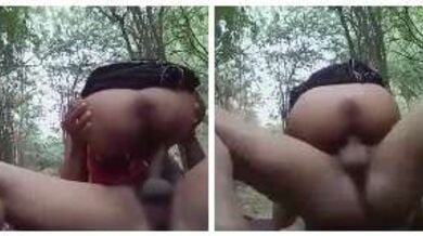 झाड़ियों में गर्लफ्रेंड की जोरदार ठुकाई