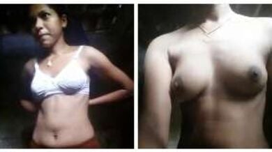 कपड़े उतार के चूची दिखाई देहाती लड़की