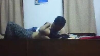 Indian aunty uncle homemade sex clip